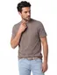 T-shirt Cast Iron khaki backprint katoen