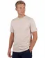 T-shirt Cast Iron creme wijde fit