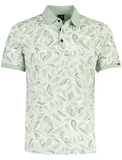 Vanguard Poloshirt Vanguard groen grafisch geprint