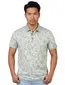 Poloshirt Vanguard groen grafisch geprint