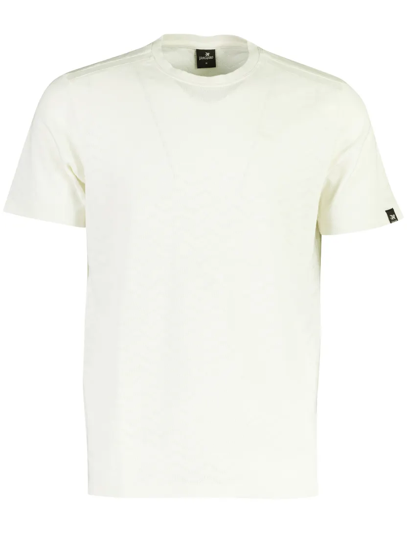 T-shirt Vanguard creme structuur