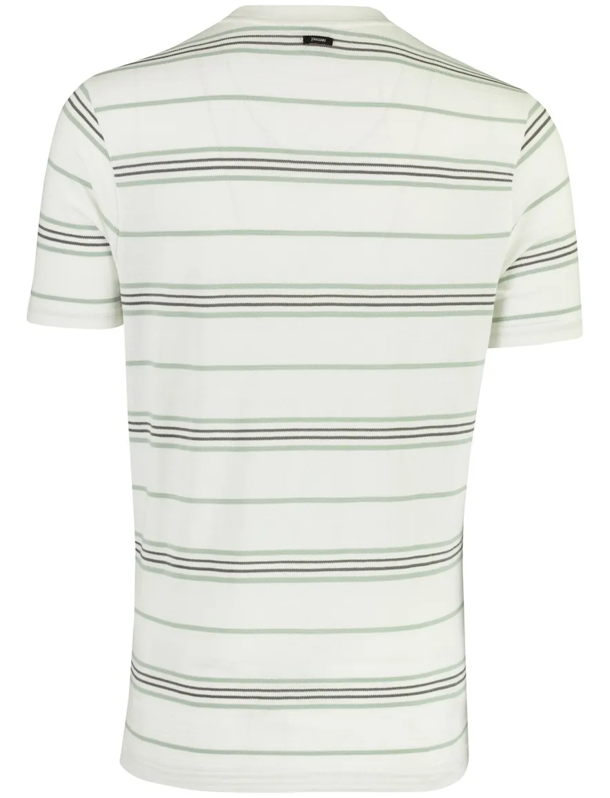 Vanguard T-shirt wit gestreept