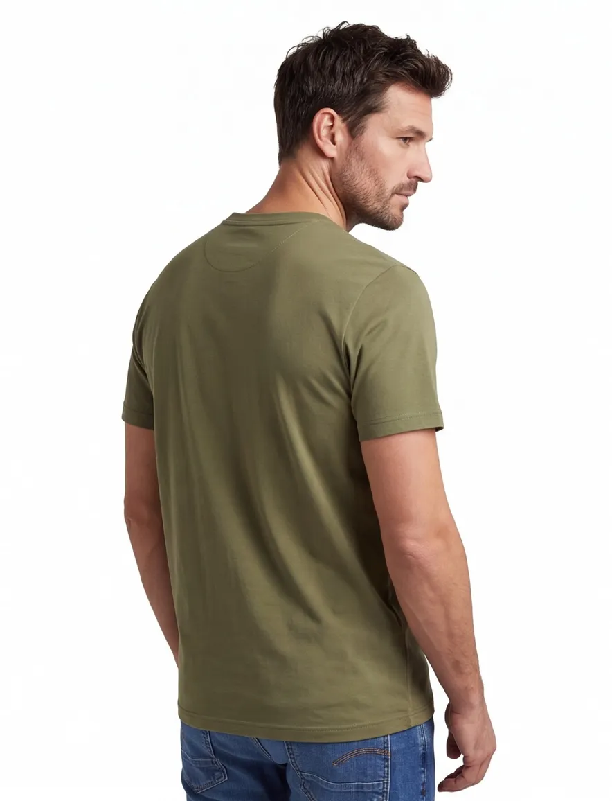 PME Legend t-shirt groen ronde hals