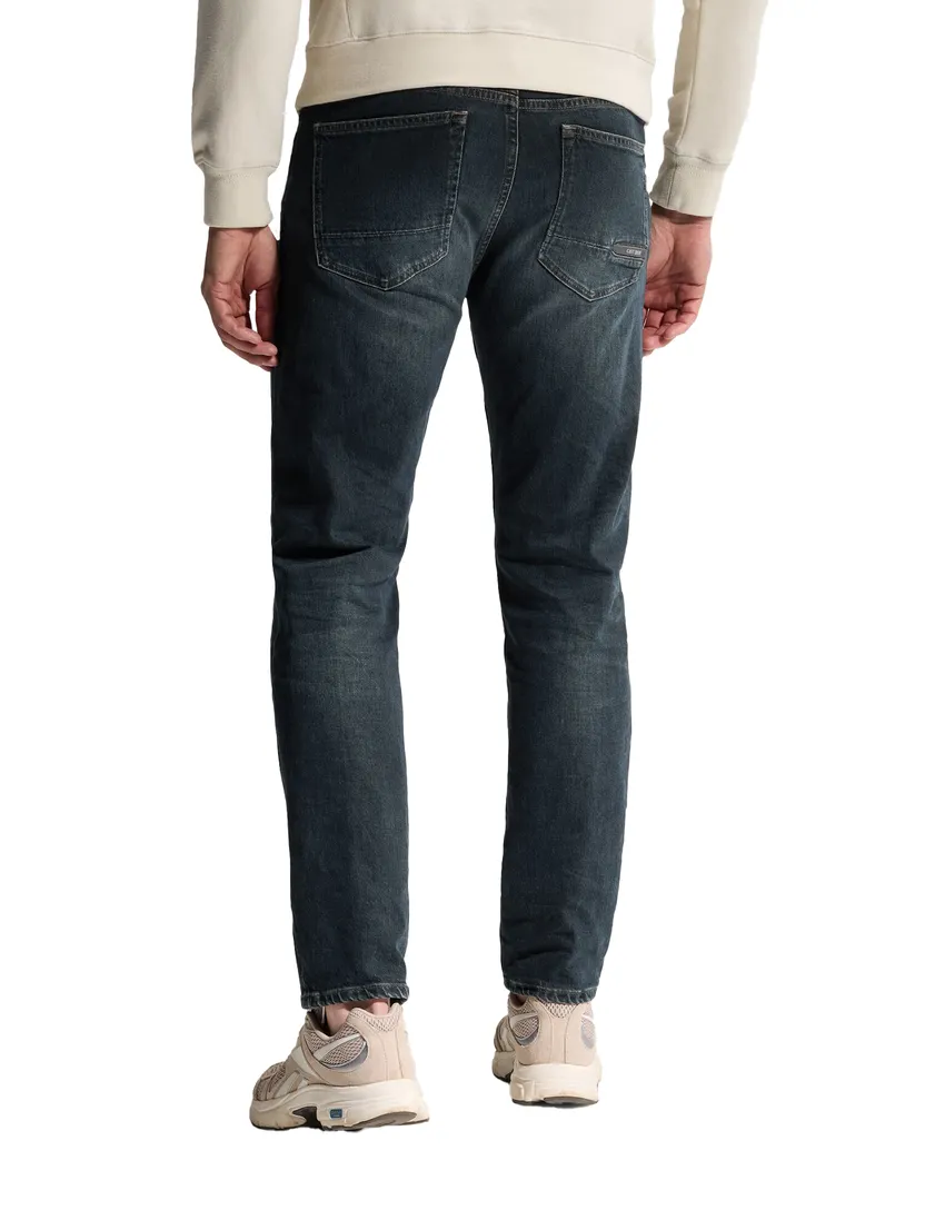 Broek Cast Iron Valver donkerblauw gemêleerd
