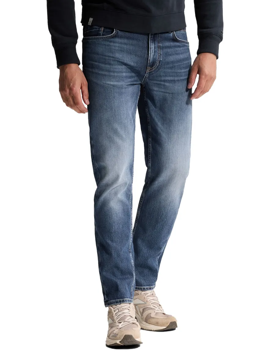 Broek Cast Iron blauw pantalon 5-p