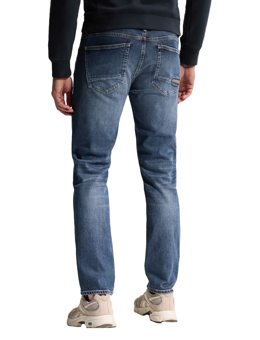 Cast Iron Valver broek blauw gemêleerd