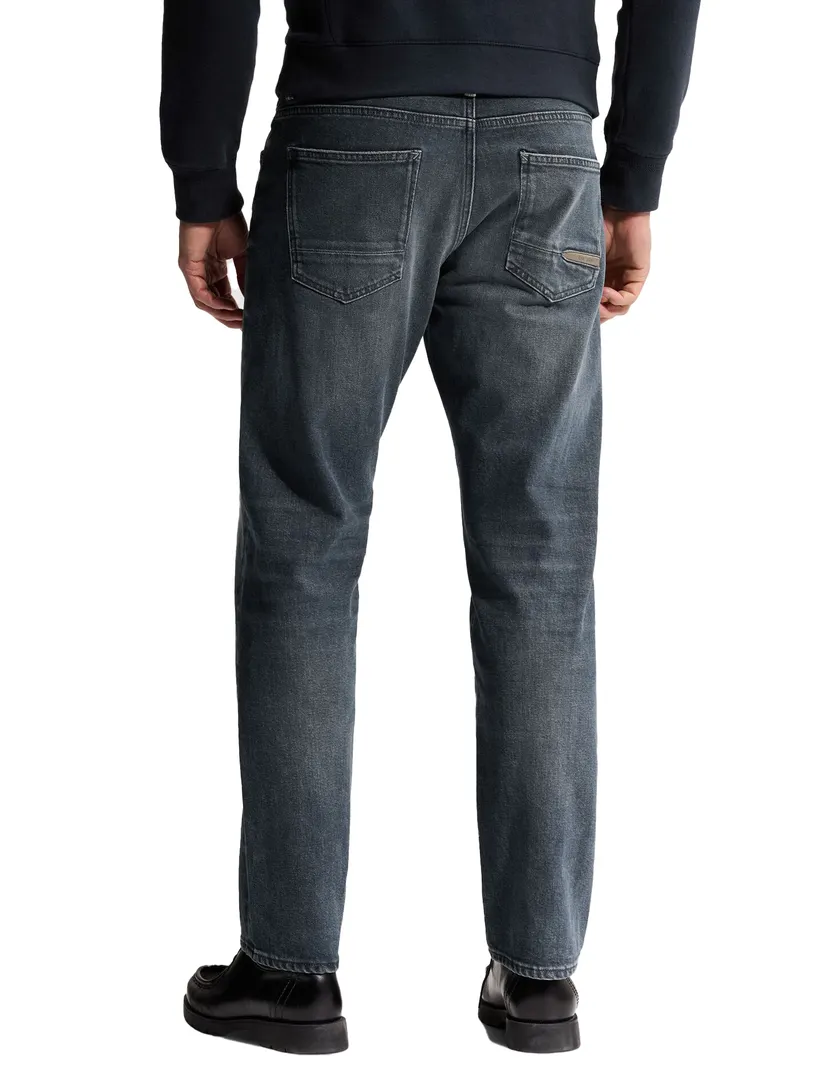 Broek Cast Iron Steeper blauw gemêleerd spijker