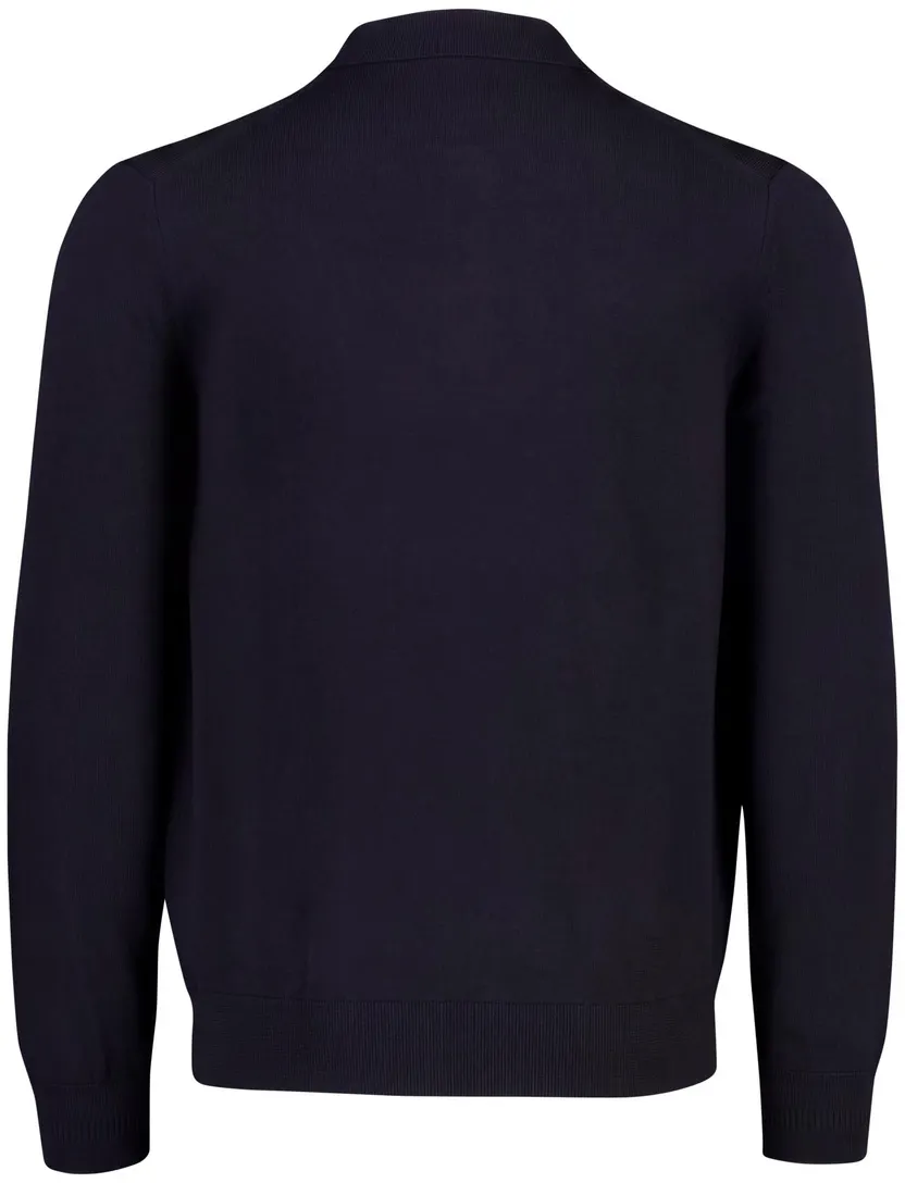 Poloshirt Fred Perry donkerblauw wol