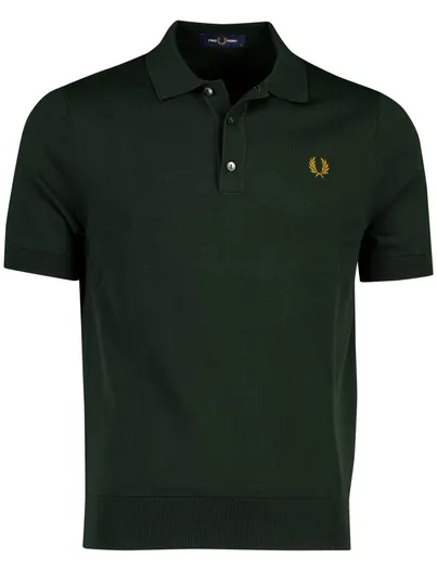 Fred Perry Poloshirt Fred Perry groen katoen