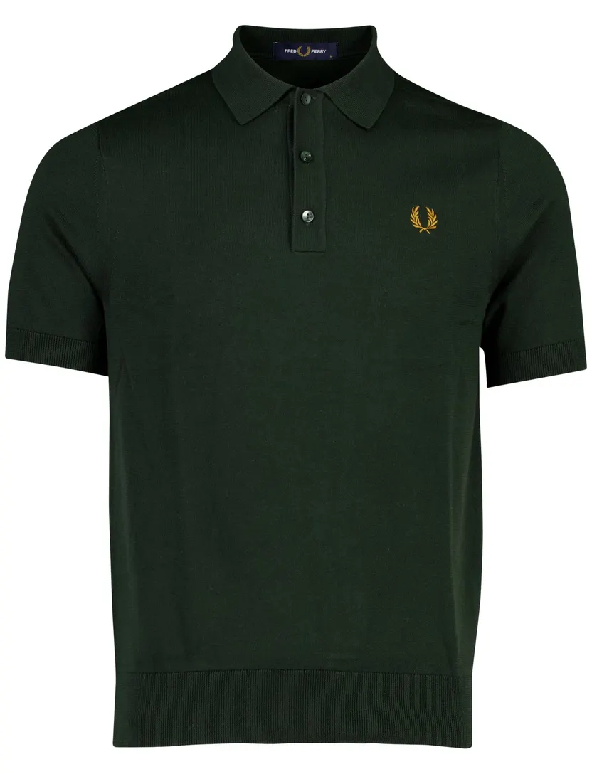 Poloshirt Fred Perry groen katoen