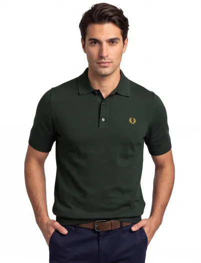Fred Perry Poloshirt Fred Perry groen katoen