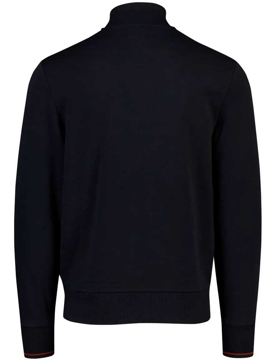 Fred Perry trui half zip donkerblauw katoen