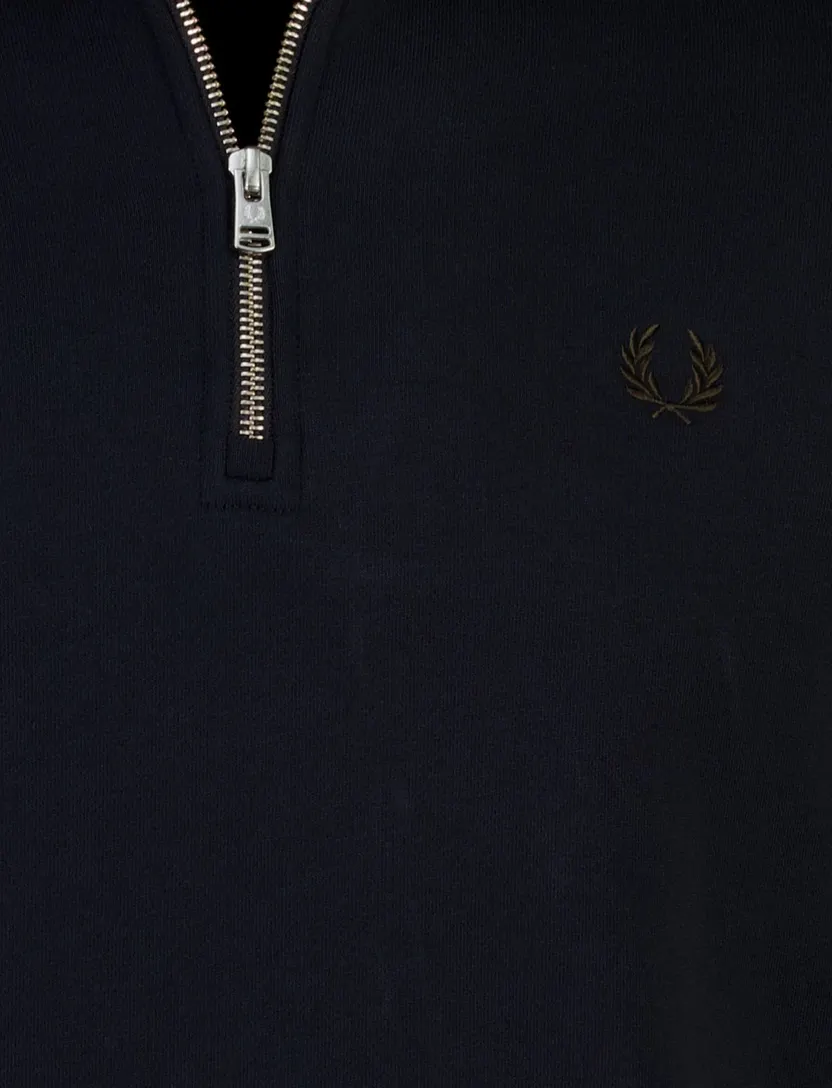 Trui Fred Perry donkerblauw katoen