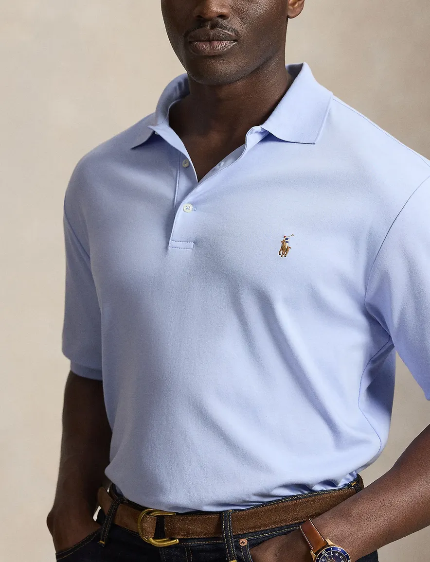 Polo Ralph Lauren poloshirt kiezel blauw