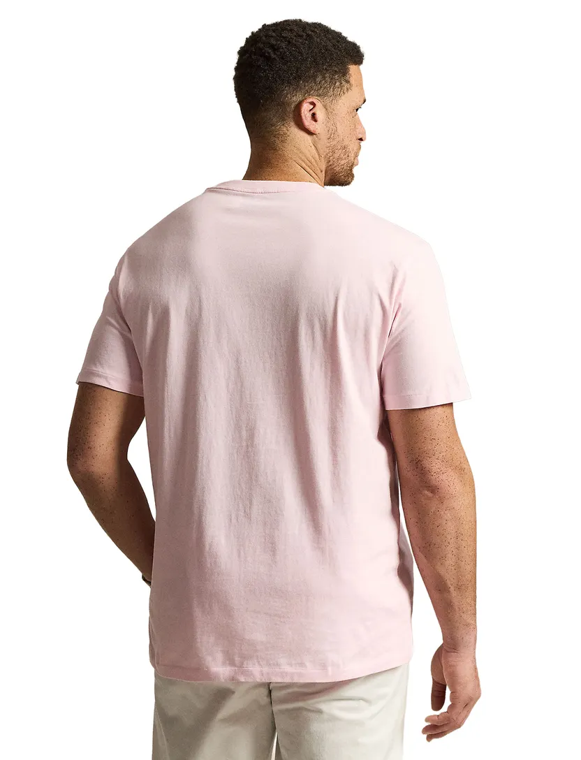 T-shirt Polo Ralph Lauren Big & Tall roze ronde hals