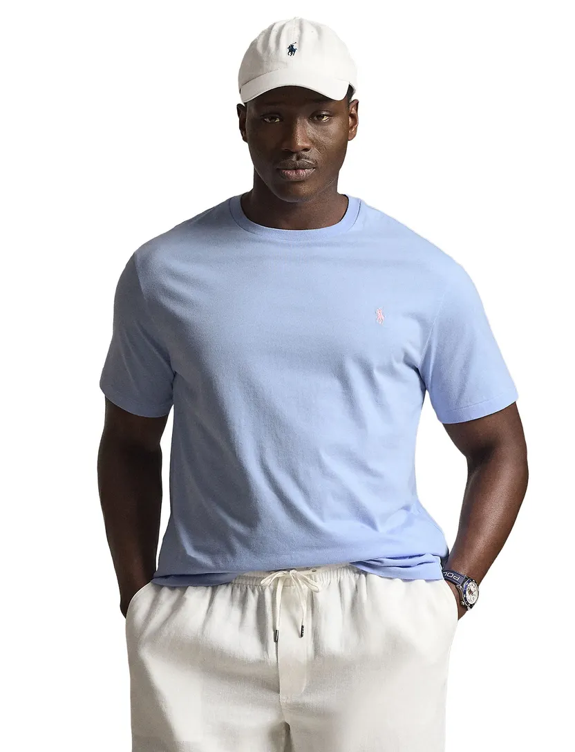 T-shirt Polo Ralph Lauren Big & Tall lichtblauw