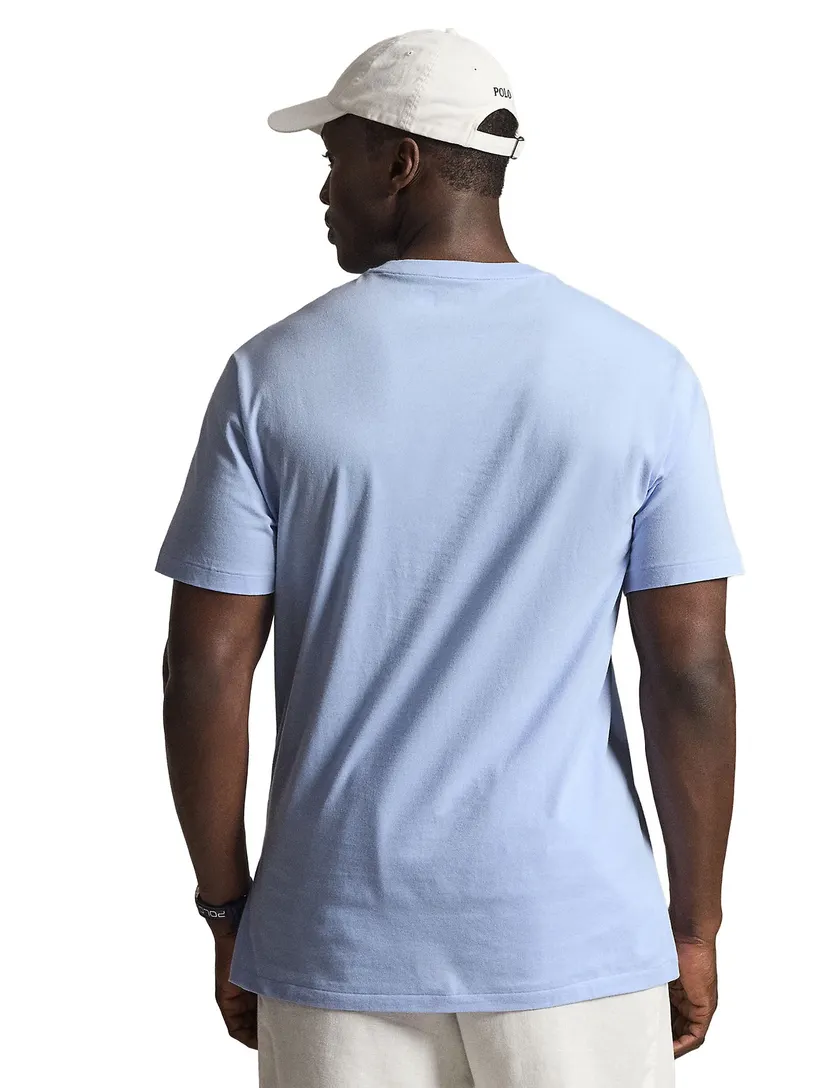 T-shirt Polo Ralph Lauren Big & Tall lichtblauw