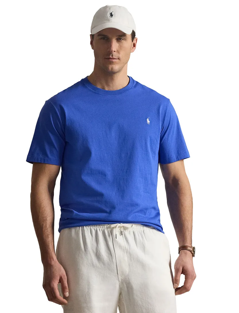T-shirt Polo Ralph Lauren Big & Tall kobaltblauw