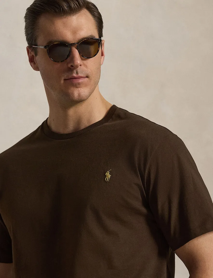 Polo Ralph Lauren Big & Tall T-shirt ronde hals bruin