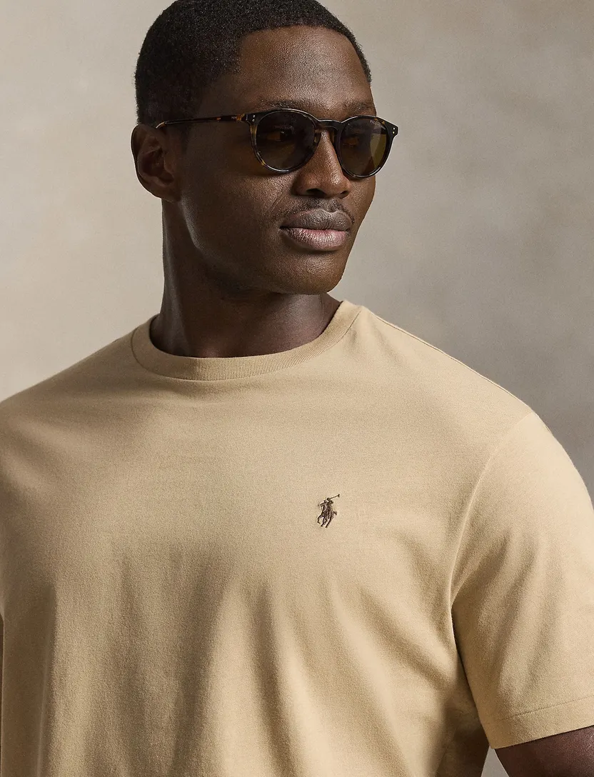 T-shirt Polo Ralph Lauren Big & Tall beige wijde fit