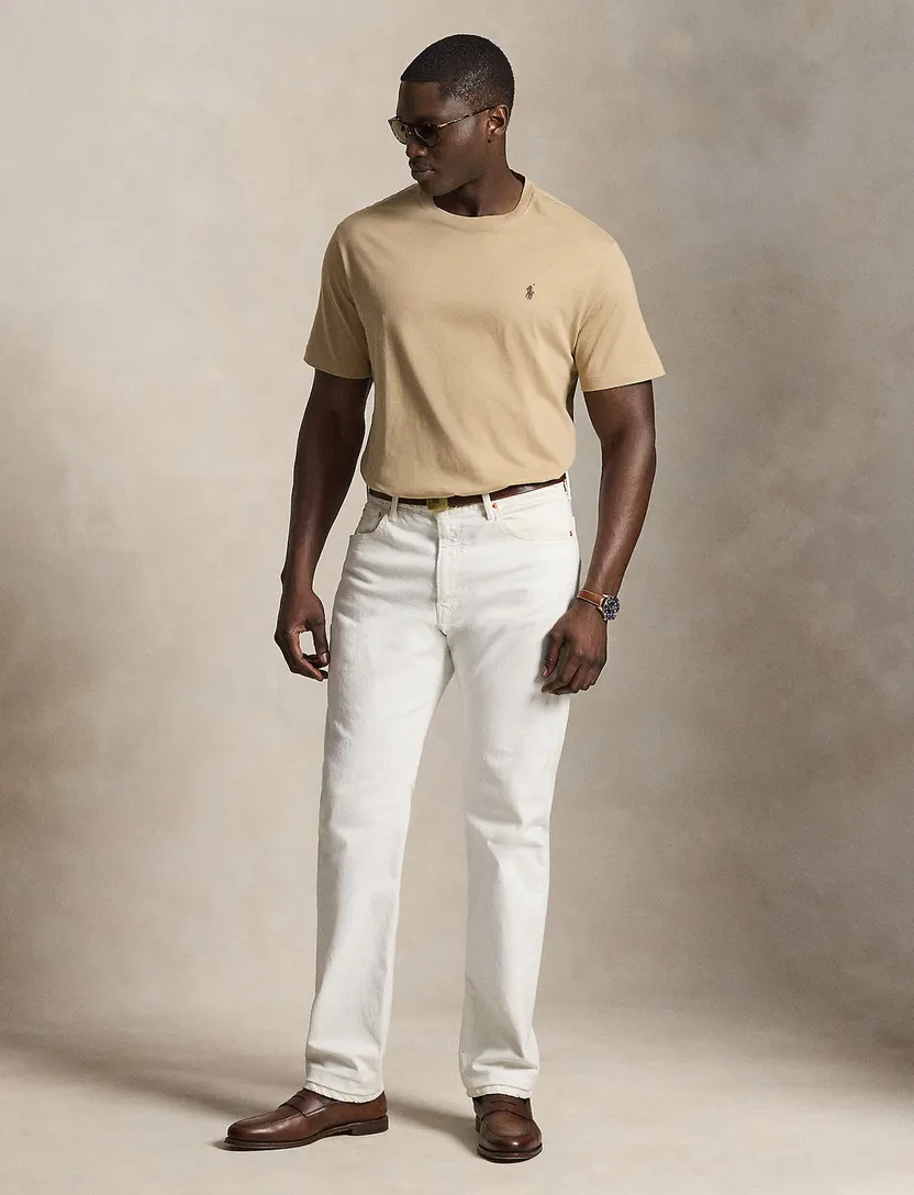 T-shirt Polo Ralph Lauren Big & Tall beige wijde fit