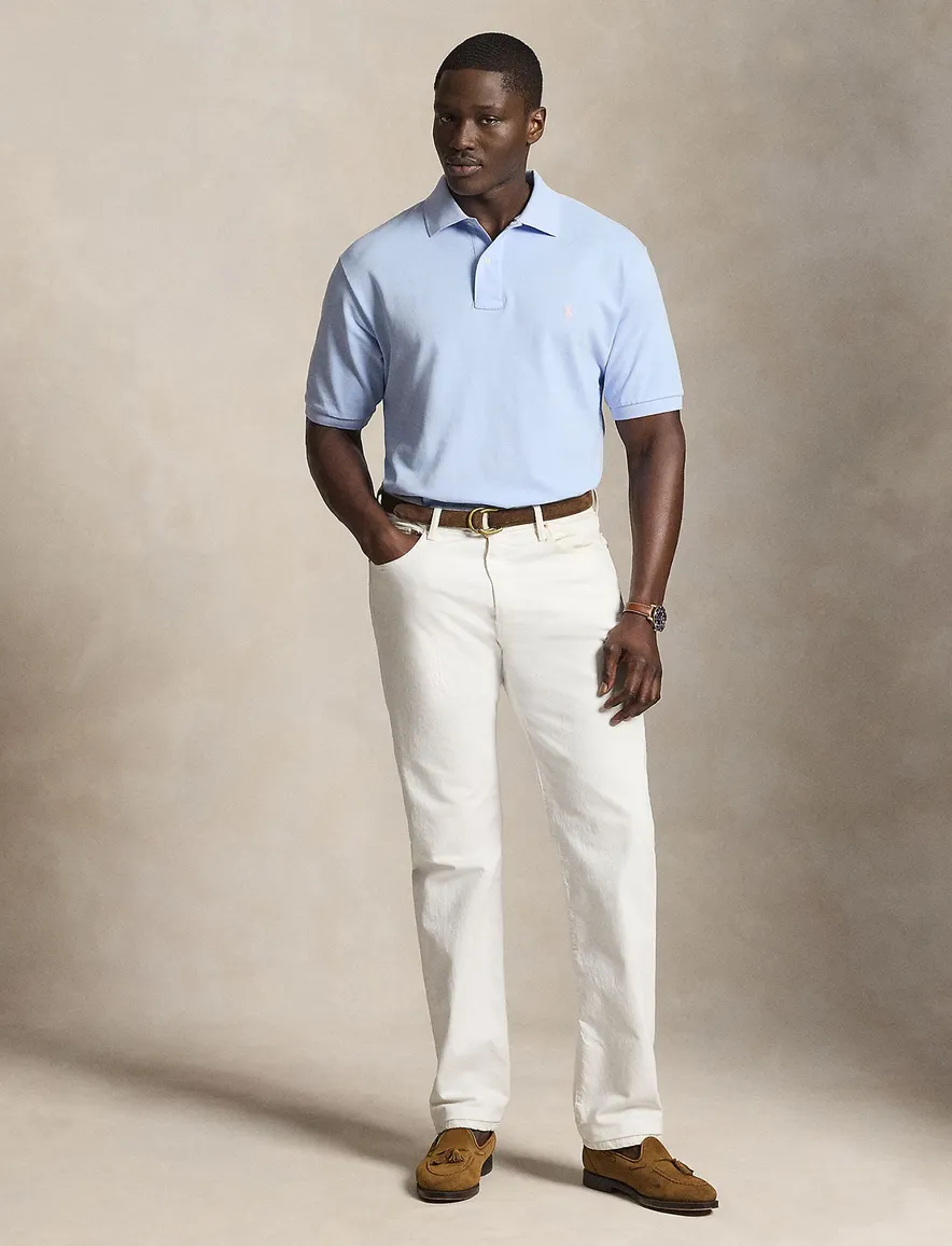Polo Ralph Lauren poloshirt kiezel blauw