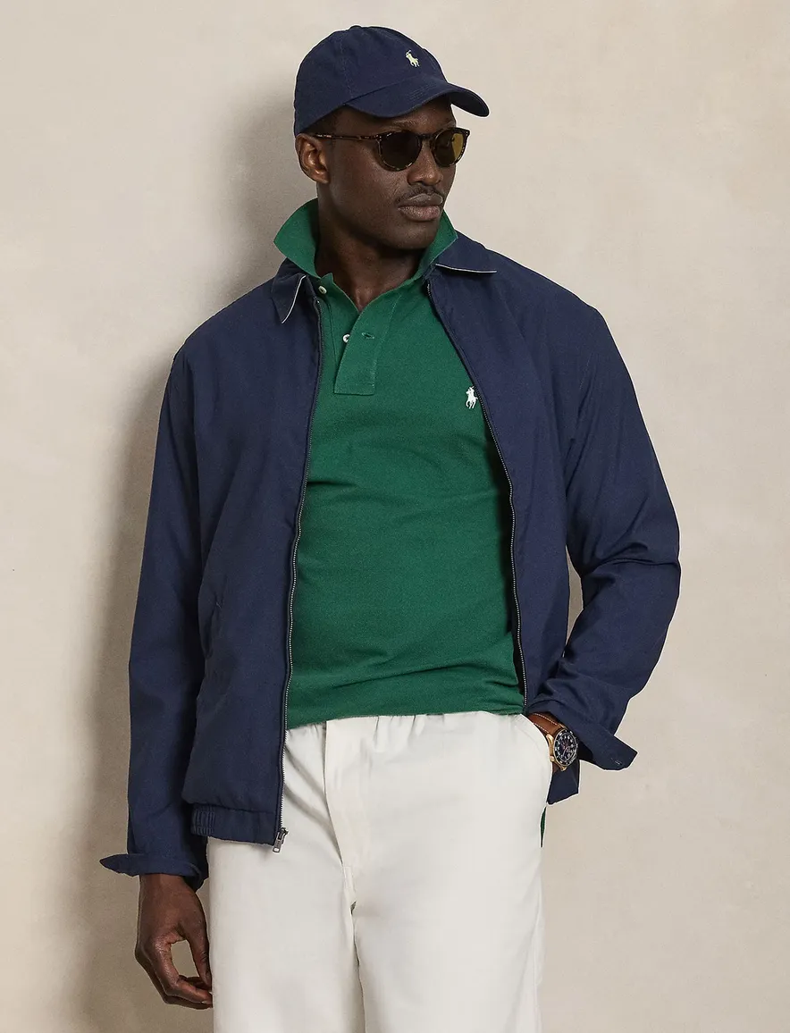 Polo Ralph Lauren Custom Slim Fit poloshirt groen