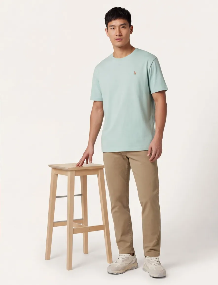 Polo Ralph Lauren Big & Tall T-shirt ronde hals groen