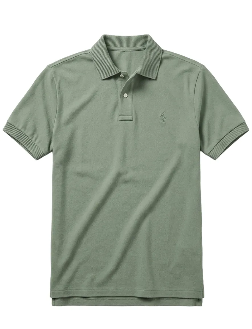 Groen poloshirt Polo Ralph Lauren katoen