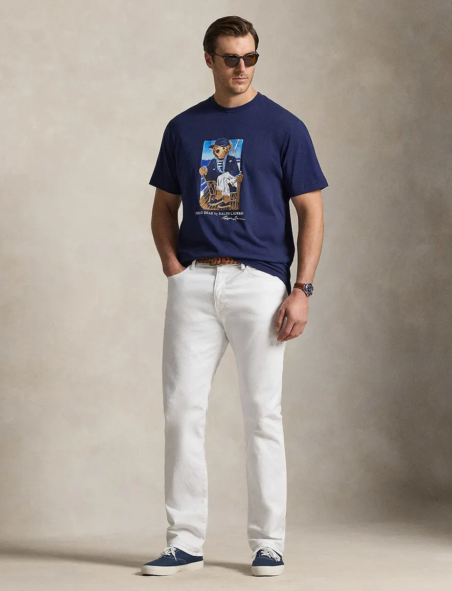 Polo Ralph Lauren Classic Fit T-shirt ronde hals donkerblauw