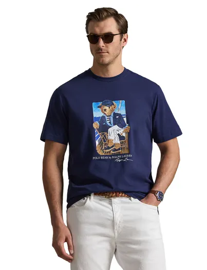 Polo Ralph Lauren Polo Ralph Lauren Classic Fit T-shirt ronde hals donkerblauw