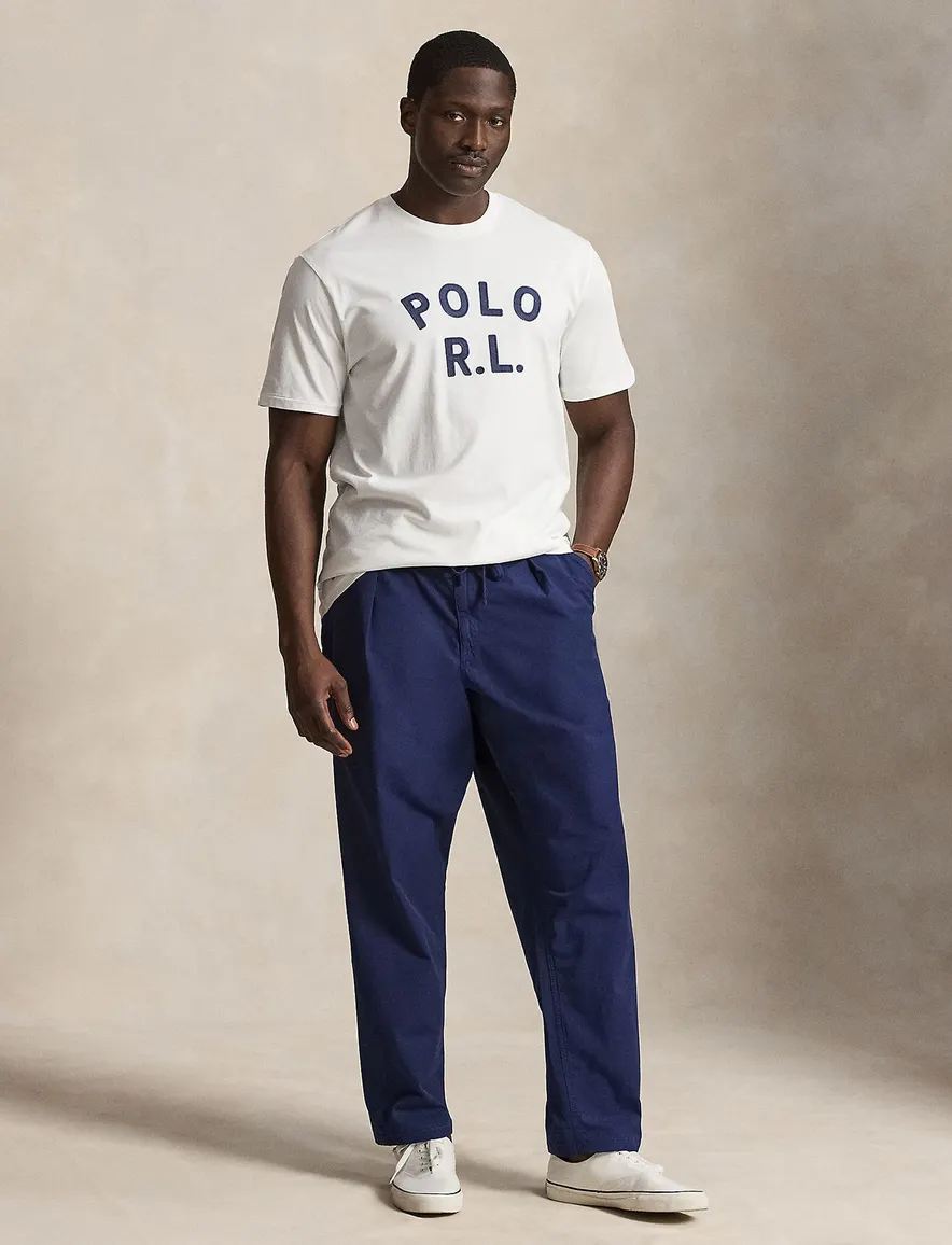 Polo Ralph Lauren Big & Tall T-shirt wit met opdruk