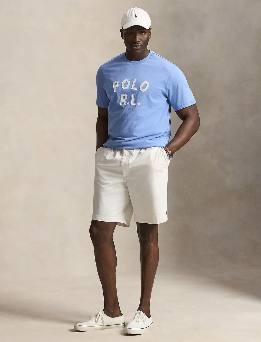 Polo Ralph Lauren Classic Fit T-shirt ronde hals lichtblauw