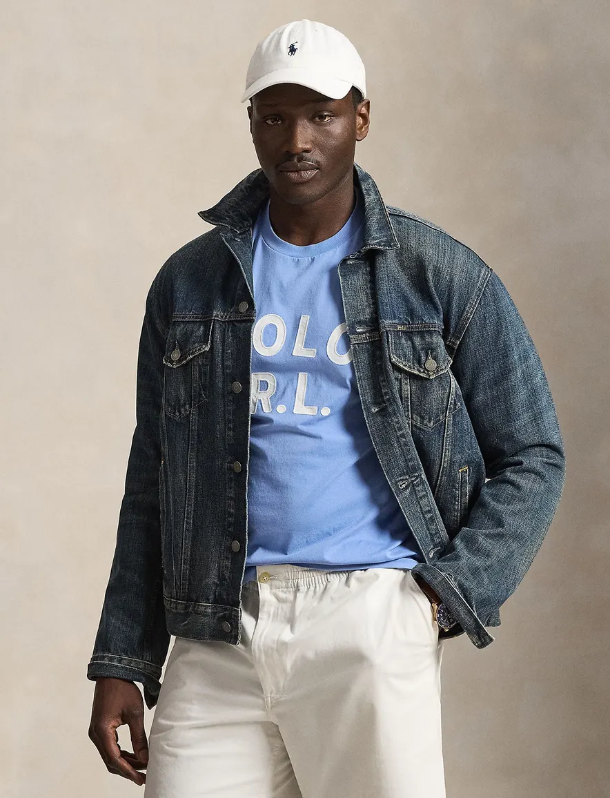 Polo Ralph Lauren Classic Fit T-shirt ronde hals lichtblauw