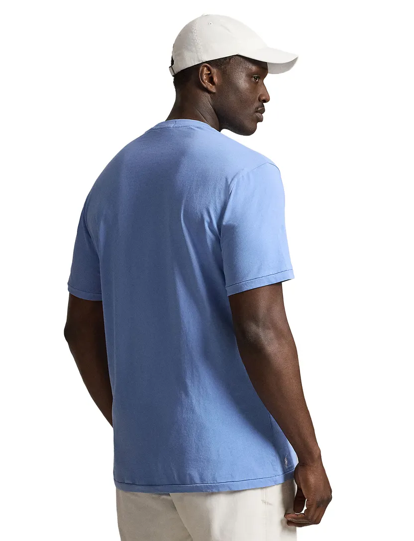 T-shirt Polo Ralph Lauren lichtblauw korte mouw