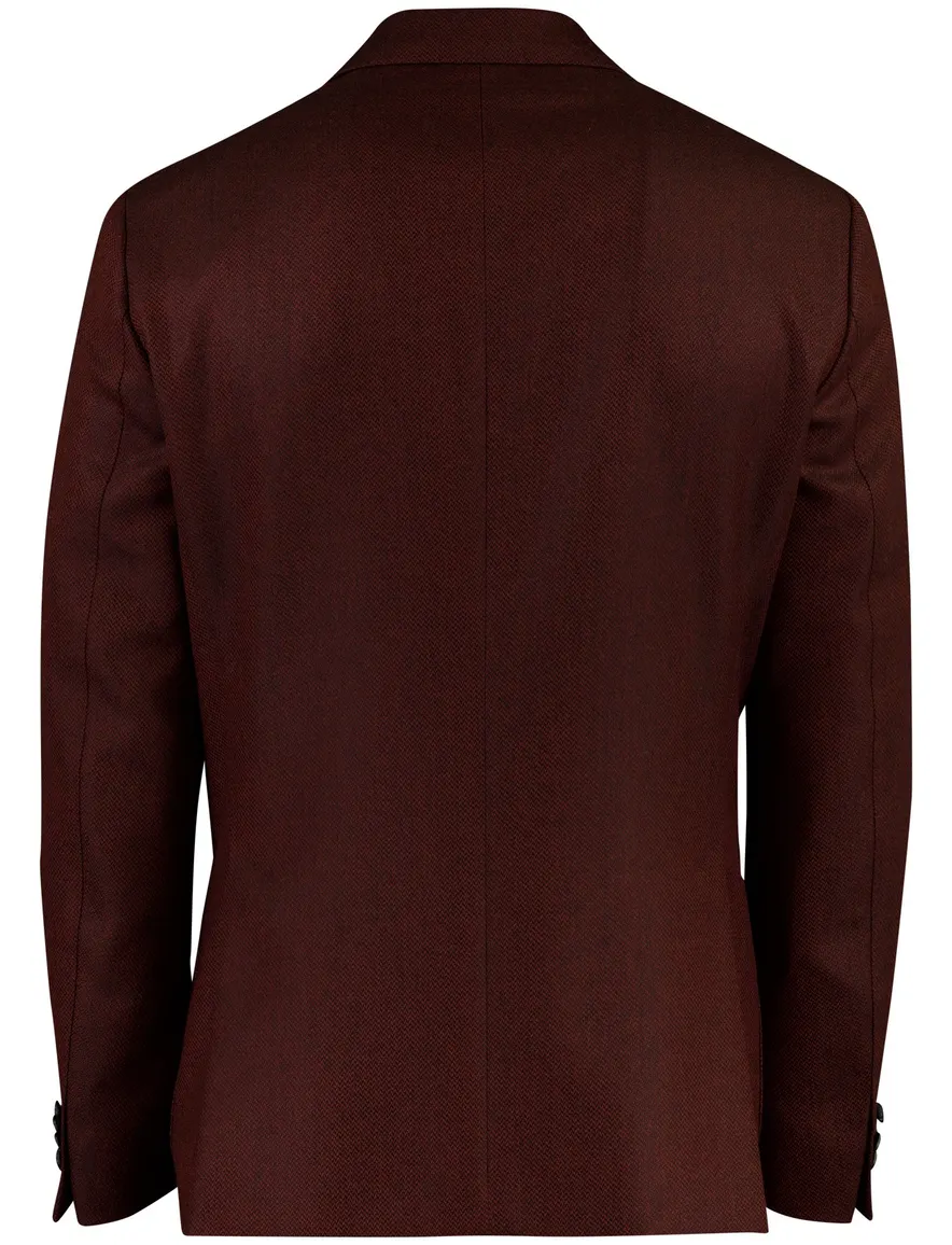 Dressler Sendrik colbert bordeaux gemeleerd wol