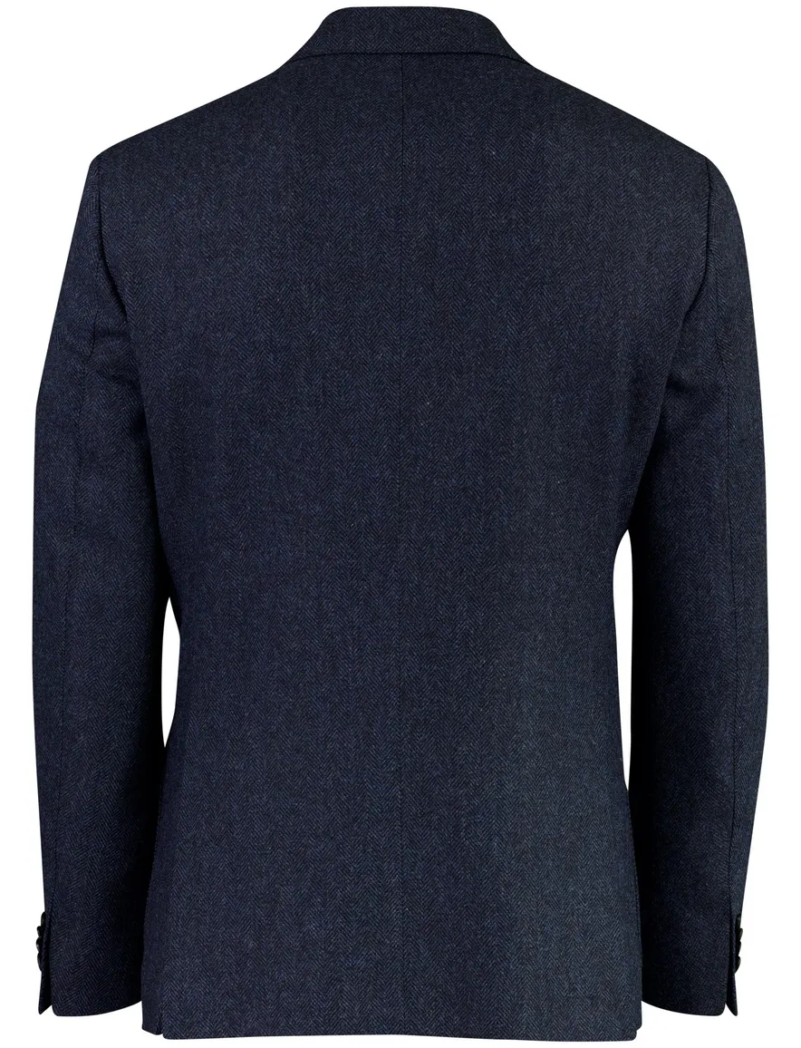 Dressler Sendrik colbert donkerblauw gemeleerd