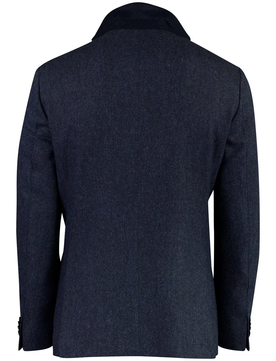 Dressler Sendrik colbert donkerblauw gemeleerd