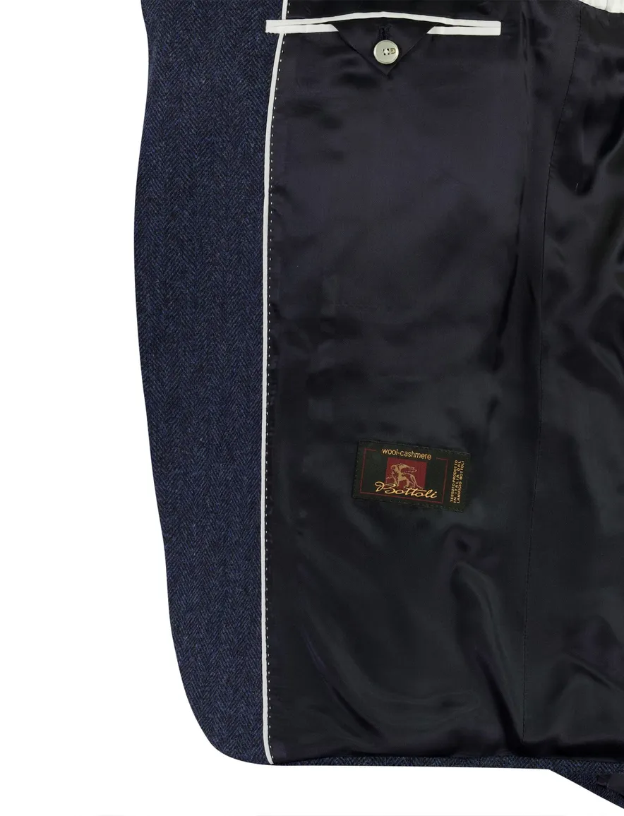 Dressler Sendrik colbert donkerblauw gemeleerd