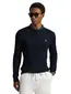 Polo Ralph Lauren Classic Fit trui donkerblauw grof gebreid