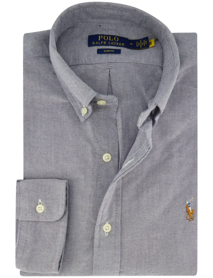 Overhemd Polo Ralph Lauren blauw donkerblauw