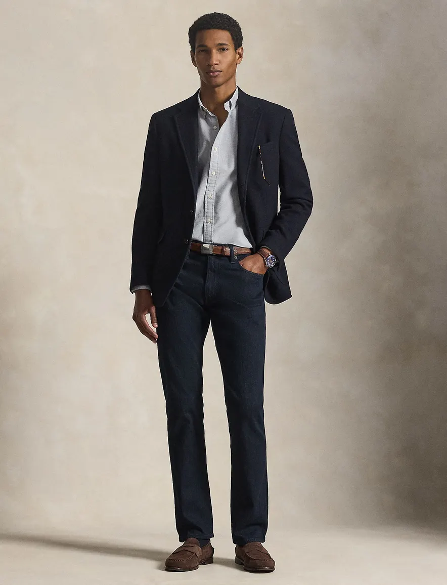 Polo Ralph Lauren Custom Fit overhemd blauw