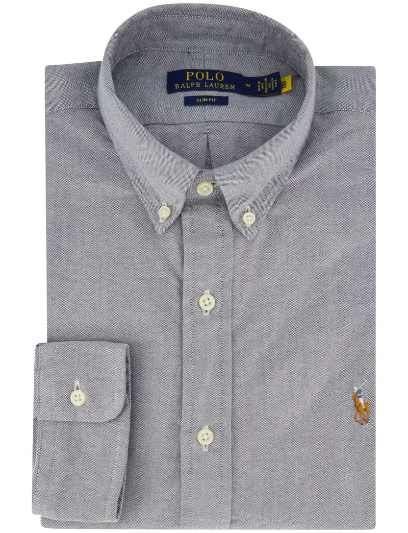 Overhemd Polo Ralph Lauren Slim Fit blauw