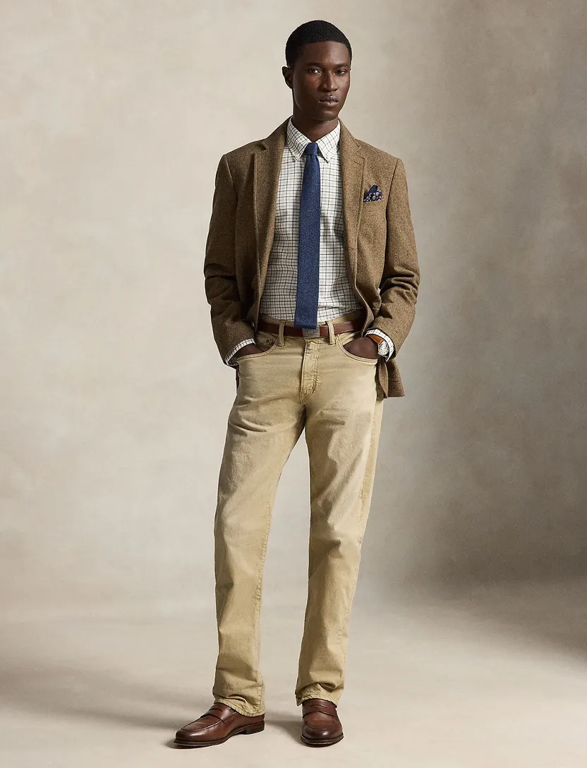 Overhemd Polo Ralph Lauren Custom Fit wit geruit