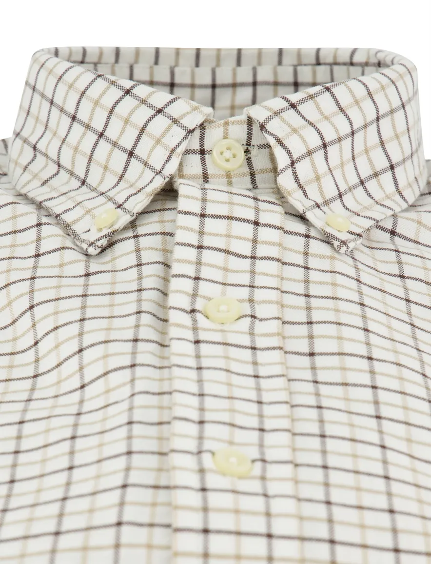 Overhemd Polo Ralph Lauren beige wit bruin multi