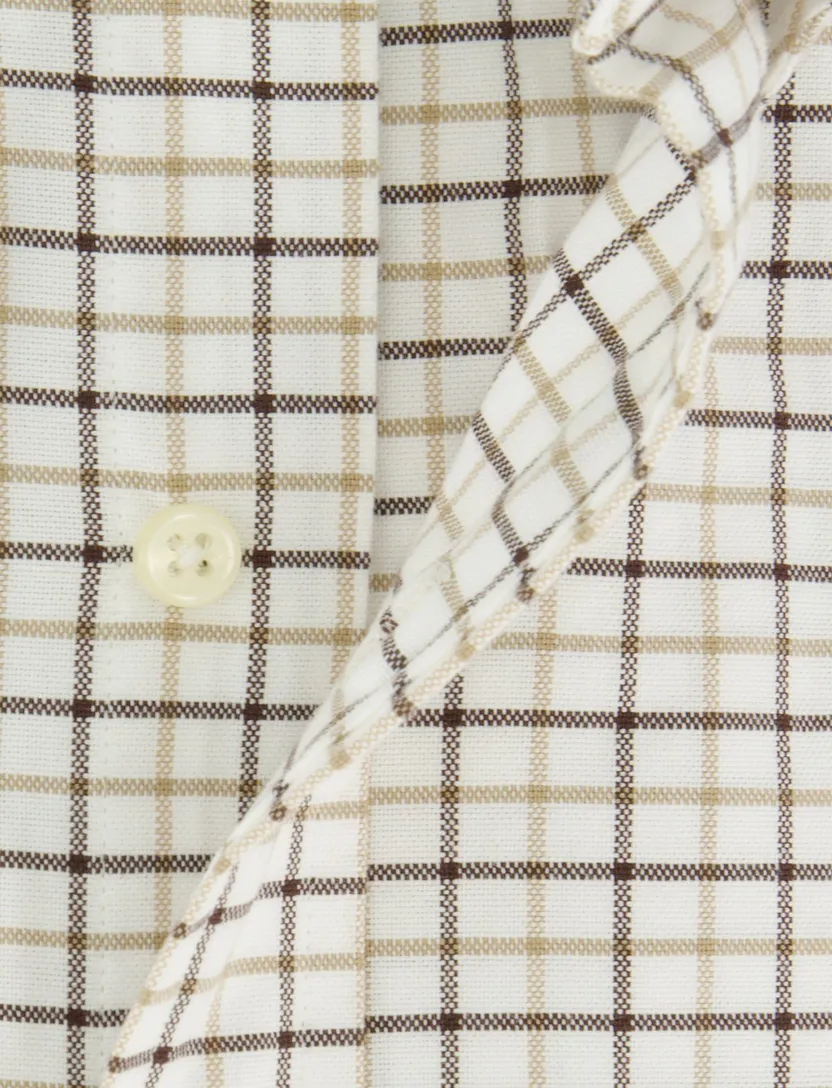 Overhemd Polo Ralph Lauren Custom Fit wit geruit