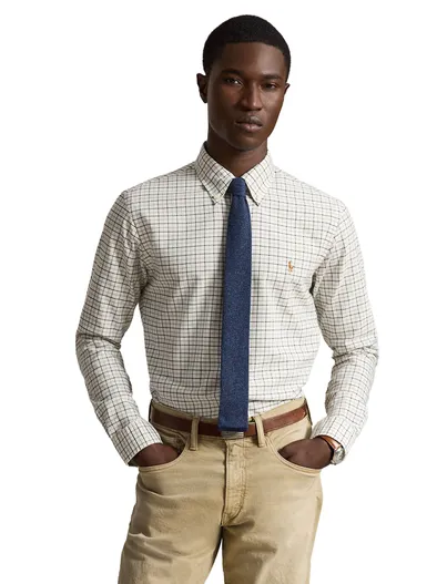 Polo Ralph Lauren Overhemd Polo Ralph Lauren Custom Fit wit geruit