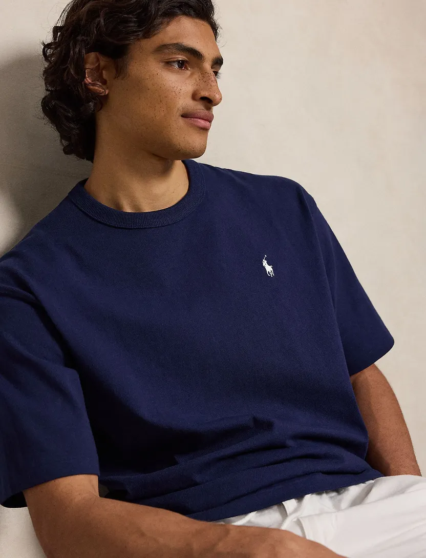 T-shirt Polo Ralph Lauren Relaxed Fit donkerblauw