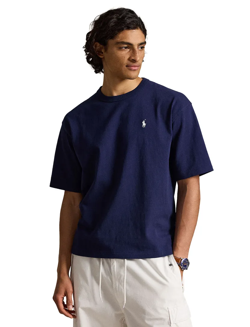 T-shirt Polo Ralph Lauren Relaxed Fit donkerblauw