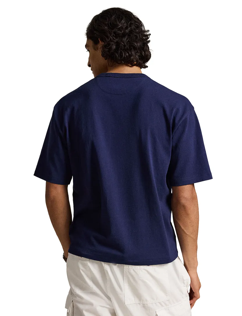T-shirt Polo Ralph Lauren Relaxed Fit donkerblauw